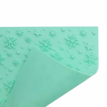Fondant Embossing Mould - Snowy Nights